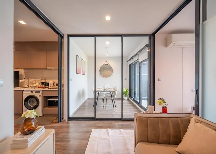 Near Bts And Mrtl High-floor L Chatuchak Market 公寓 曼谷