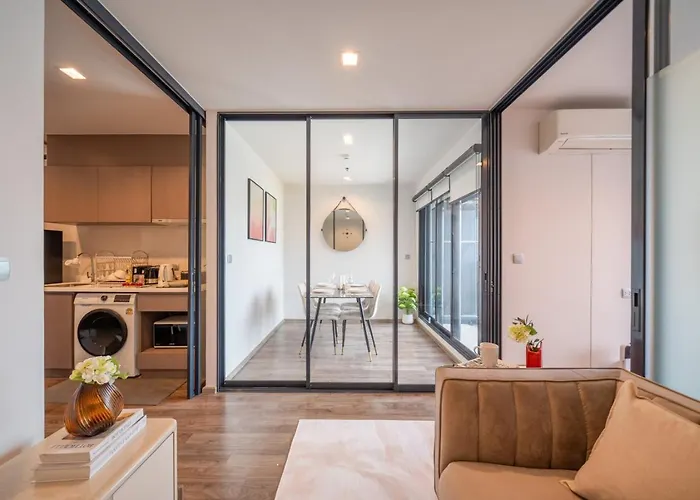 公寓 Near Bts And Mrtl High-floor L Chatuchak Market 曼谷
